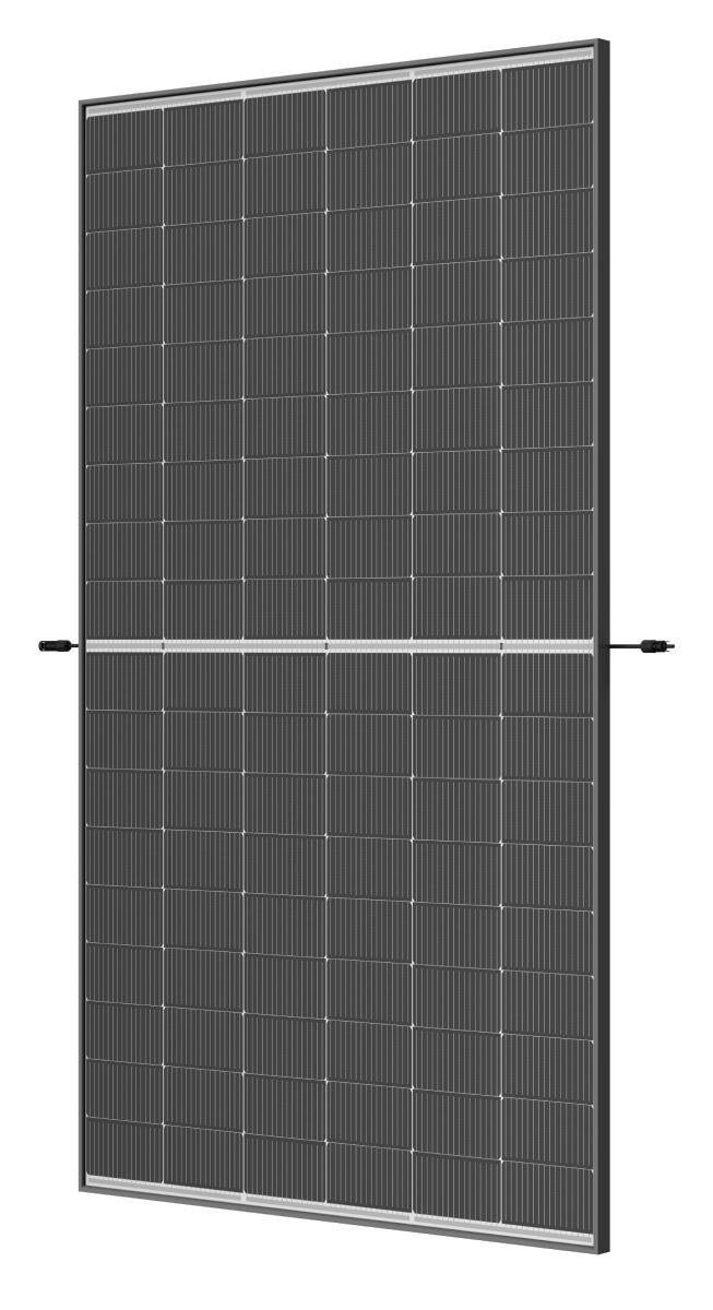 Trina Vertex S+ N-Type Dual Glass 515W - Triple-Cut 1500V Cadre Noir Panneau Solaire - photo produit
