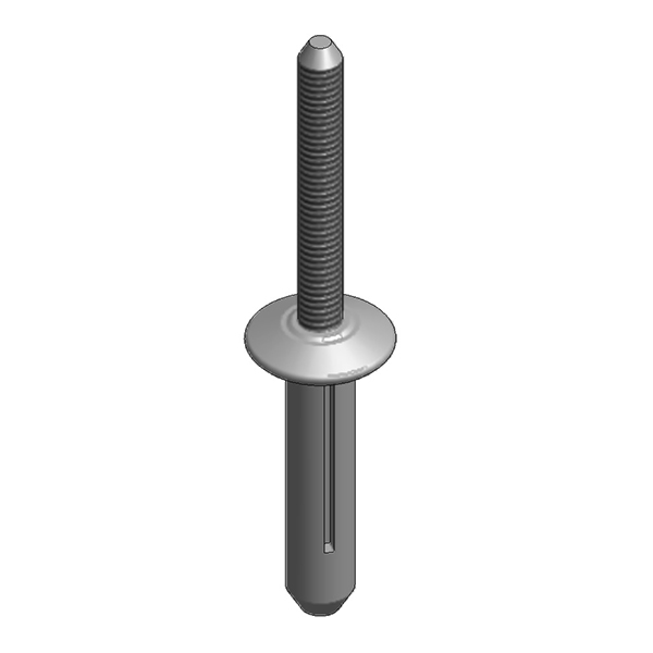 Van Valk Rivet Alu. 6.3x23.4mm - profil trapez. - photo produit