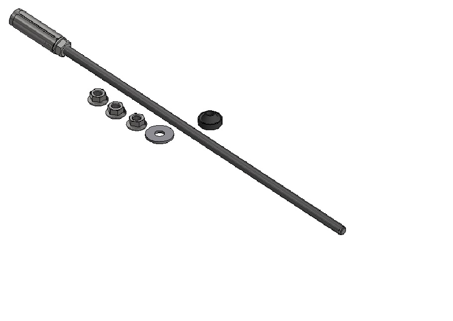 ValkSolarFix - Ancrage en béton M10 L=400mm - Inox - photo produit