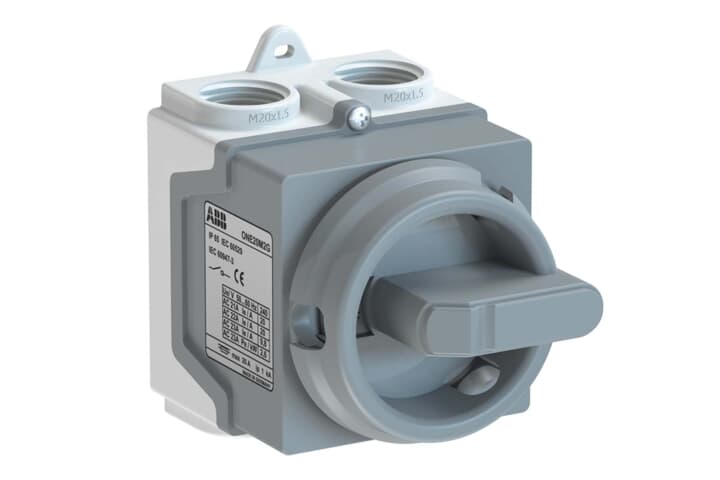 ABB ONE20M3G Interrupteur-sectionneur fermé - photo produit