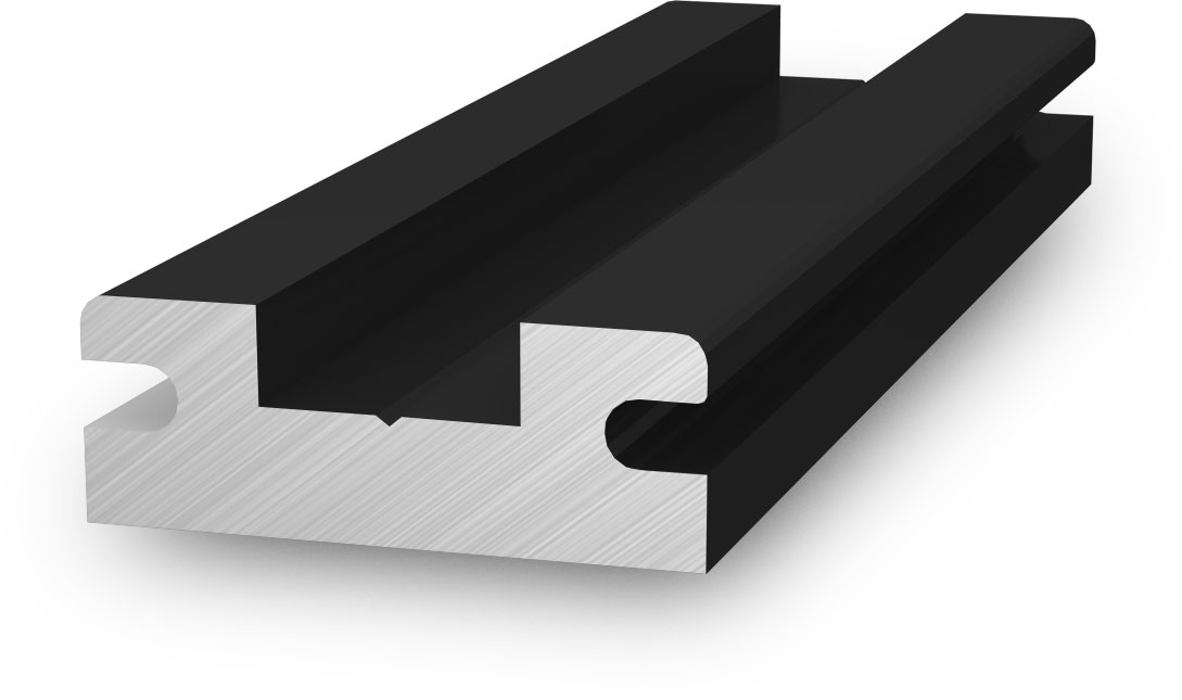 K2 Connecteur pour rail d'insertion InsertionRail, anodisé noir - photo produit