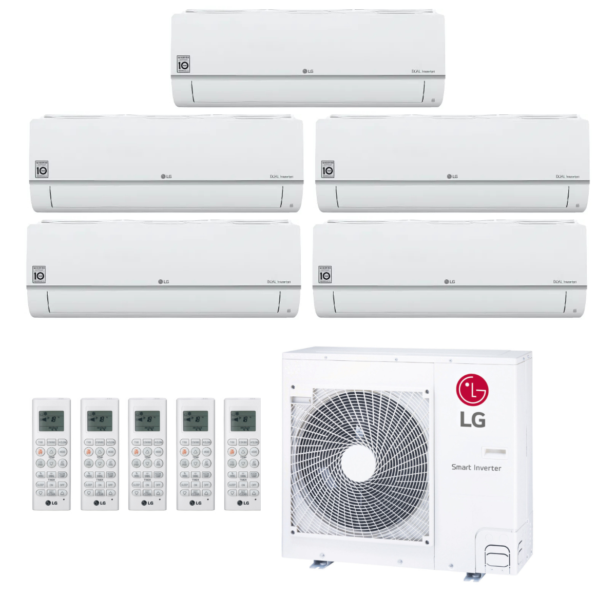 LG MU5R40-0909121218 Climatiseur Multi-split 11,2kW - Set - photo produit