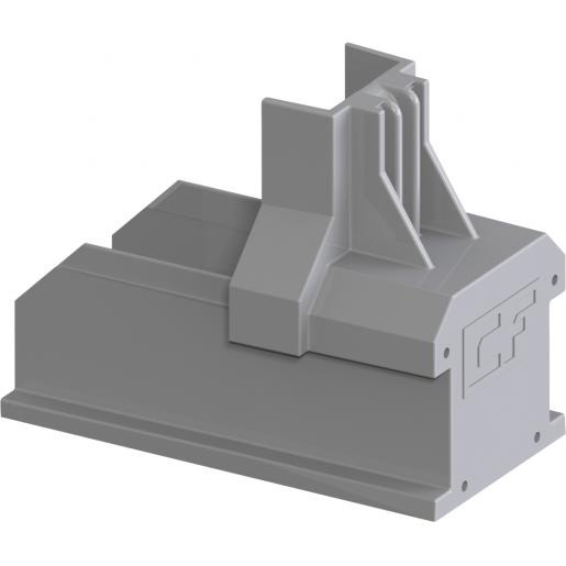 Enstall ClickFit EVO - Embout de rail de montage (gris) - photo produit