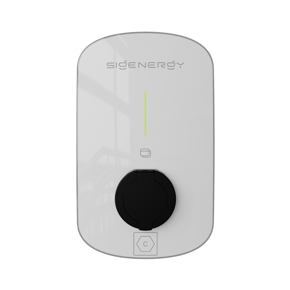 Sigenergy Sigen Chargeur EV CA 11kW (4G, prise T2 avec obturateur, Blanc) - photo produit