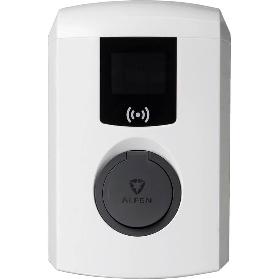 Alfen Eve Single Pro-line 3PH (RFID, 32A, T2, LBA, Logo, E-Flux) - photo produit