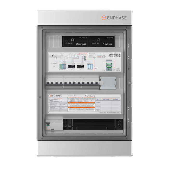Enphase IQ Combiner 2 EU - Unité 3 phases préconfigurée avec communication et protection - photo produit