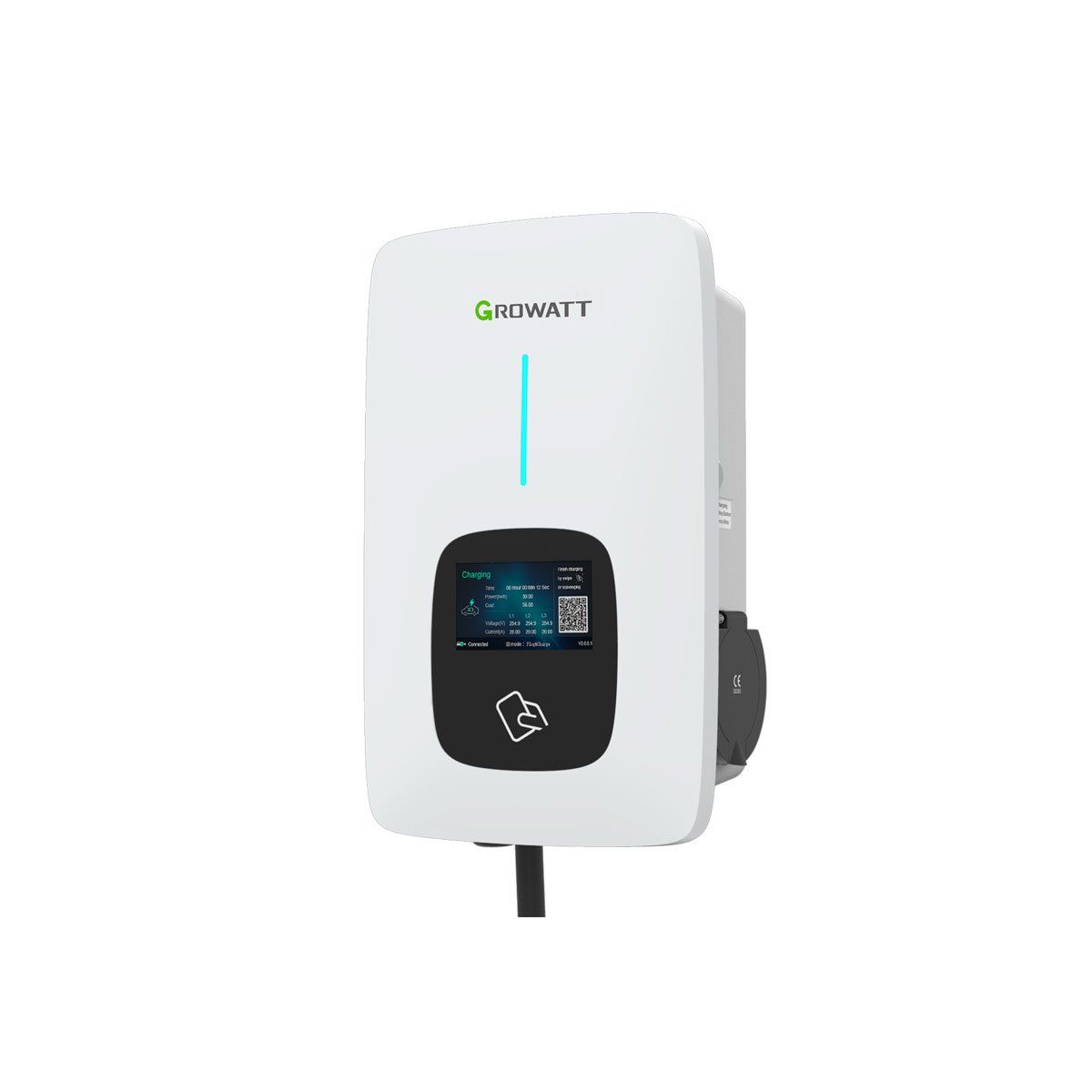 Chargeur de véhicule électrique Growatt THOR 11AS-S-V1 (WiFi, RF) - photo produit