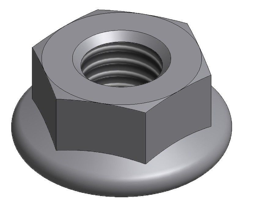 Van Valk Ecrou de bridage inox M8 - photo produit
