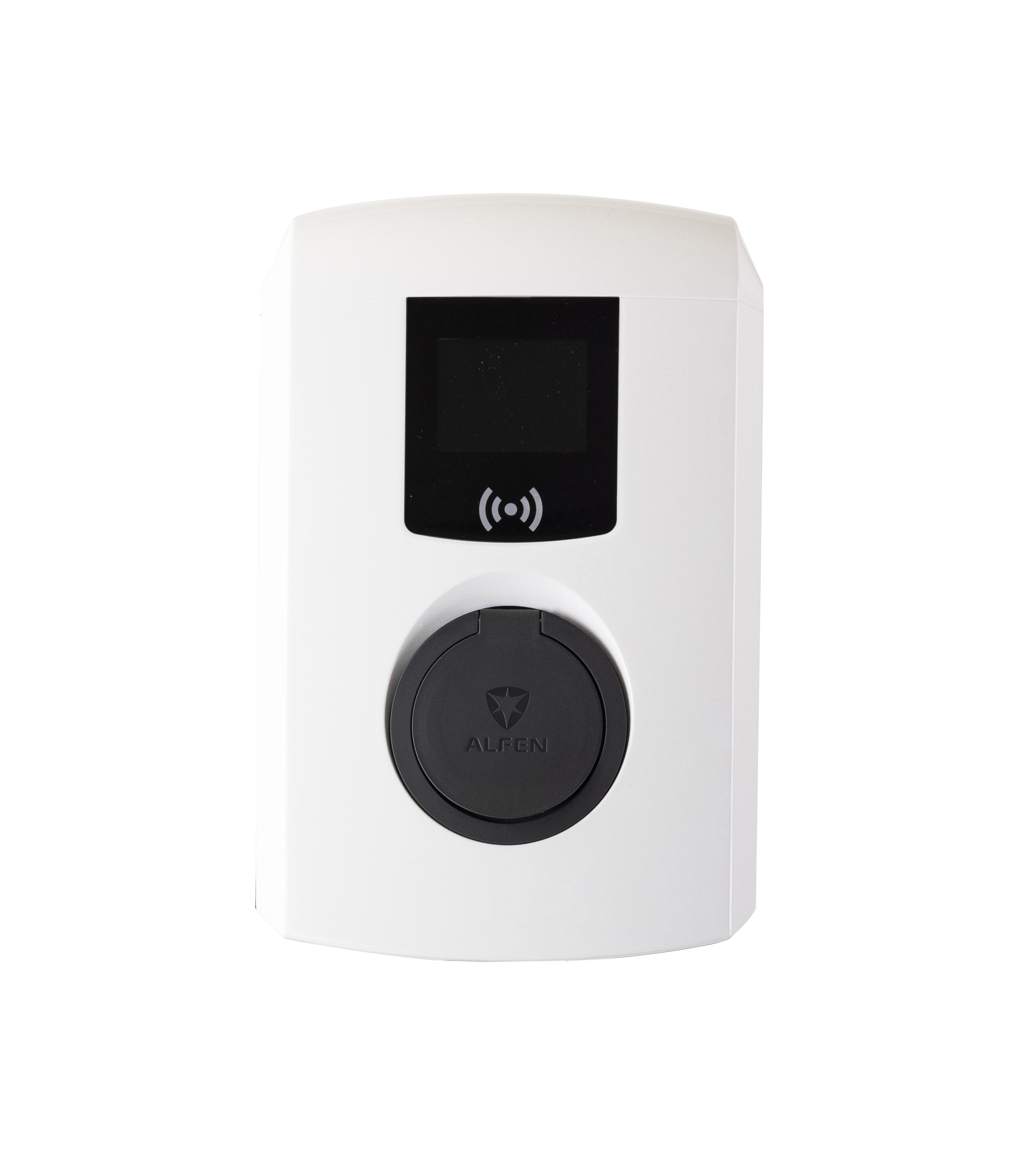 Alfen Eve Single Pro-line DE (Conforme à la loi allemande sur la métrologie) (3PH, 32A, T2, RFID, Logo, E-Flux) - photo produit