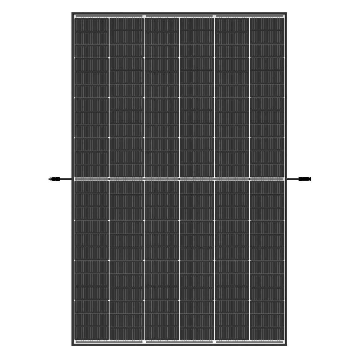 Trina Vertex S+ N-Type Dual Glass 460W - Triple-Cut 1500V Cadre Noir Panneau Solaire - photo produit