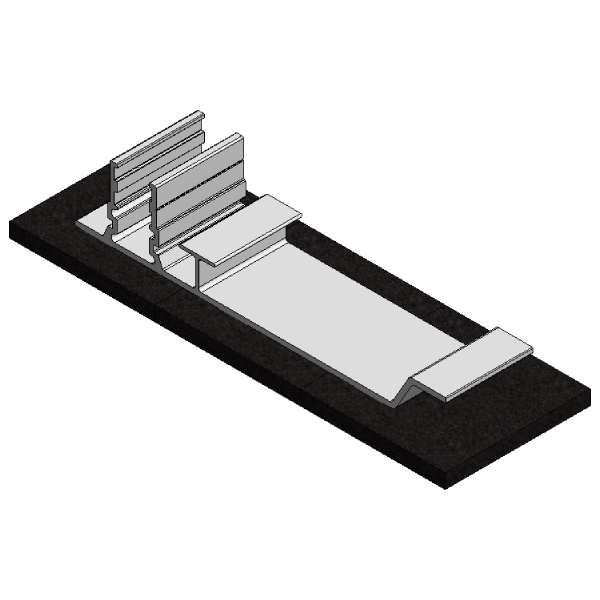Van Valk Pied arrière Aluminium ValkPro+ L10° support panneau (base) - photo produit
