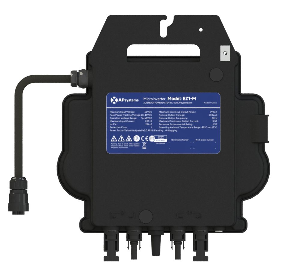 APSystems EZ1-M-EU (800W) + Power Cord (5m) - photo produit