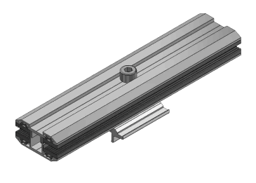 Van Valk Pince centre Alu. L200mm pour panneaux verre - photo produit