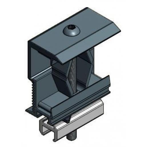 Van Valk Pince d'extremité Alu. profil Alu. - Noir - photo produit