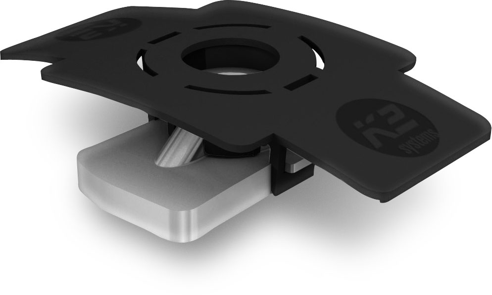 K2 MK2 Ecrou à fente Avec clip, Inox - photo produit