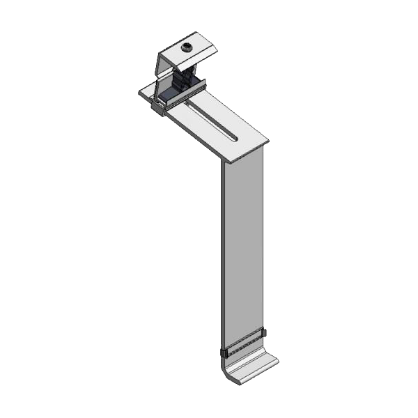 Van Valk Aluminium support de panneau pied arrière ValkPro+ (droit) - photo produit