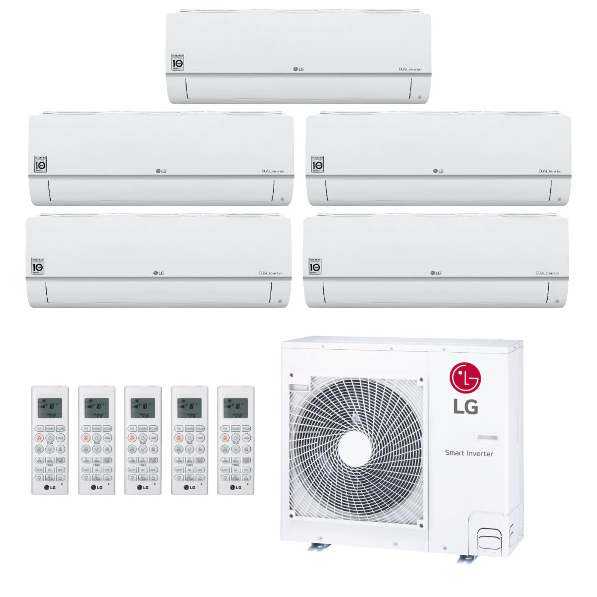 LG MU5R30-0909121218 Climatiseur Multi-split 8,8kW - Set - photo produit