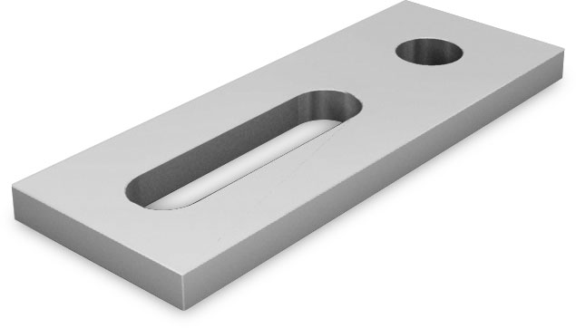 K2 Plaque d'adaptation en aluminium, M12 - photo produit