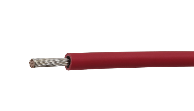 Athilex 1x6.0mm2 H1Z2Z2-K Rouge DCA - 100 Mtr - photo produit