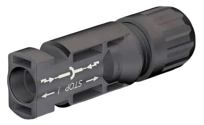 Stäubli Coupleur de câble mâle MC4 PV-KST4/6X-UR - photo produit