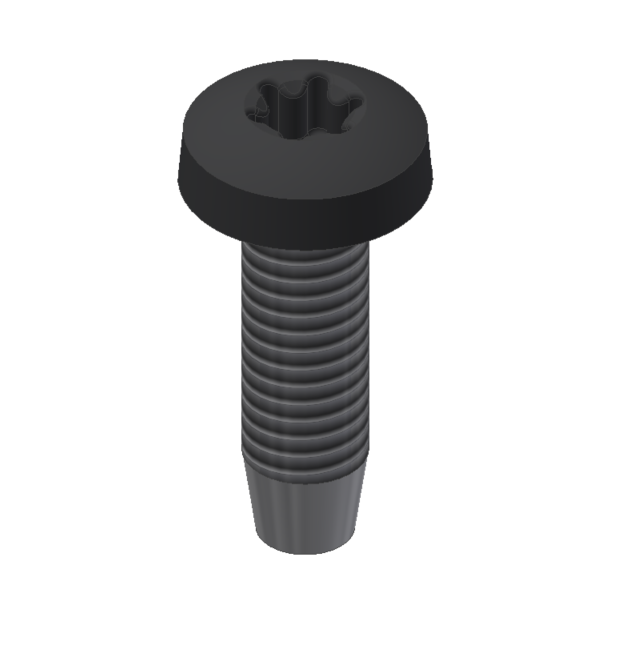 Van Valk Boulon autotaraudant M6x20mm - T30 (Noir) - photo produit