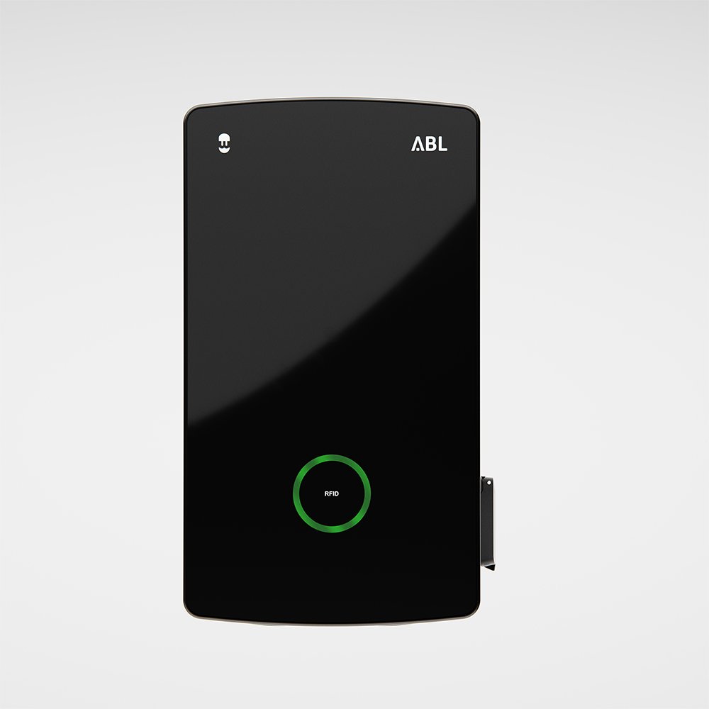 Wallbox ABL eM4 (22 kW / Simple / Prise / Contrôleur / Eichrecht / Noir) - photo produit
