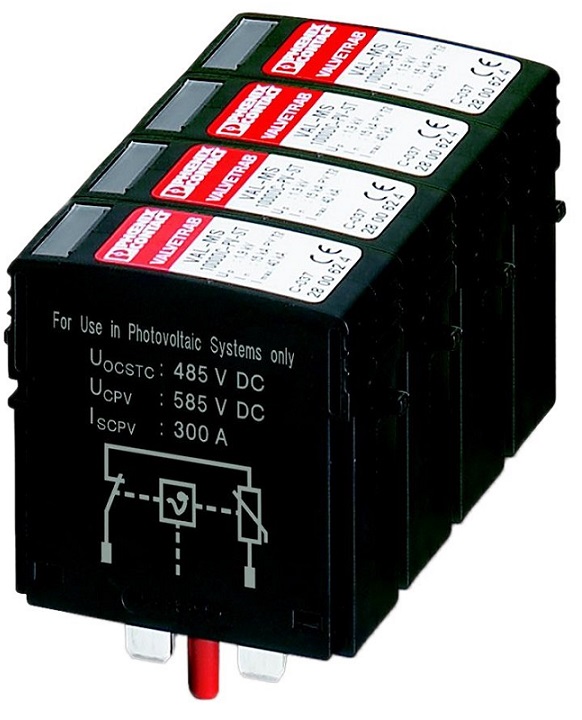 SMA Jeu complémentaire pour coupe-circuit de surtension DC (type II) pour entrée A et B utilisable dans: STP xxxxTL-30 - photo produit