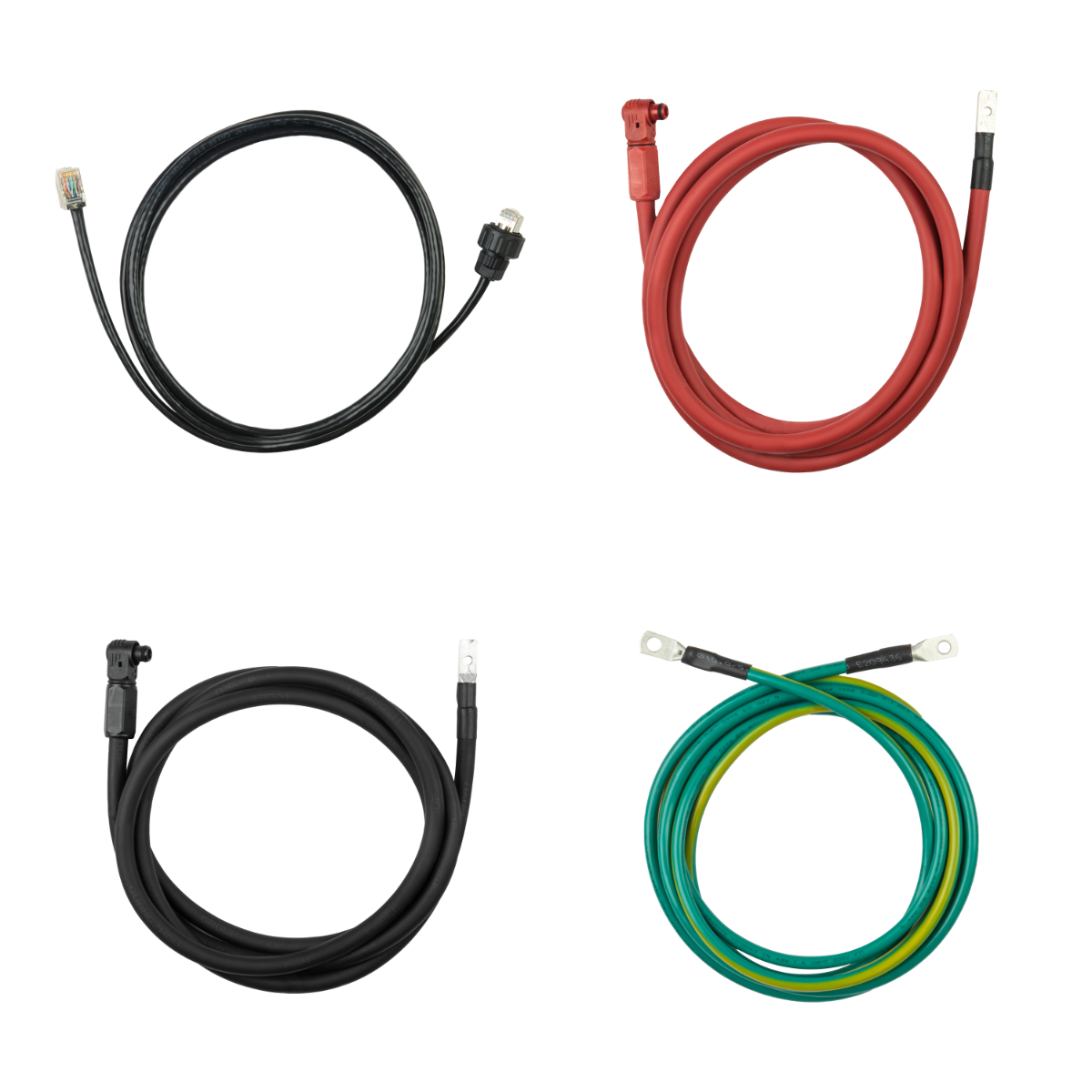 Q-link coax kabel stekker recht, kabelkeur 3 m wit