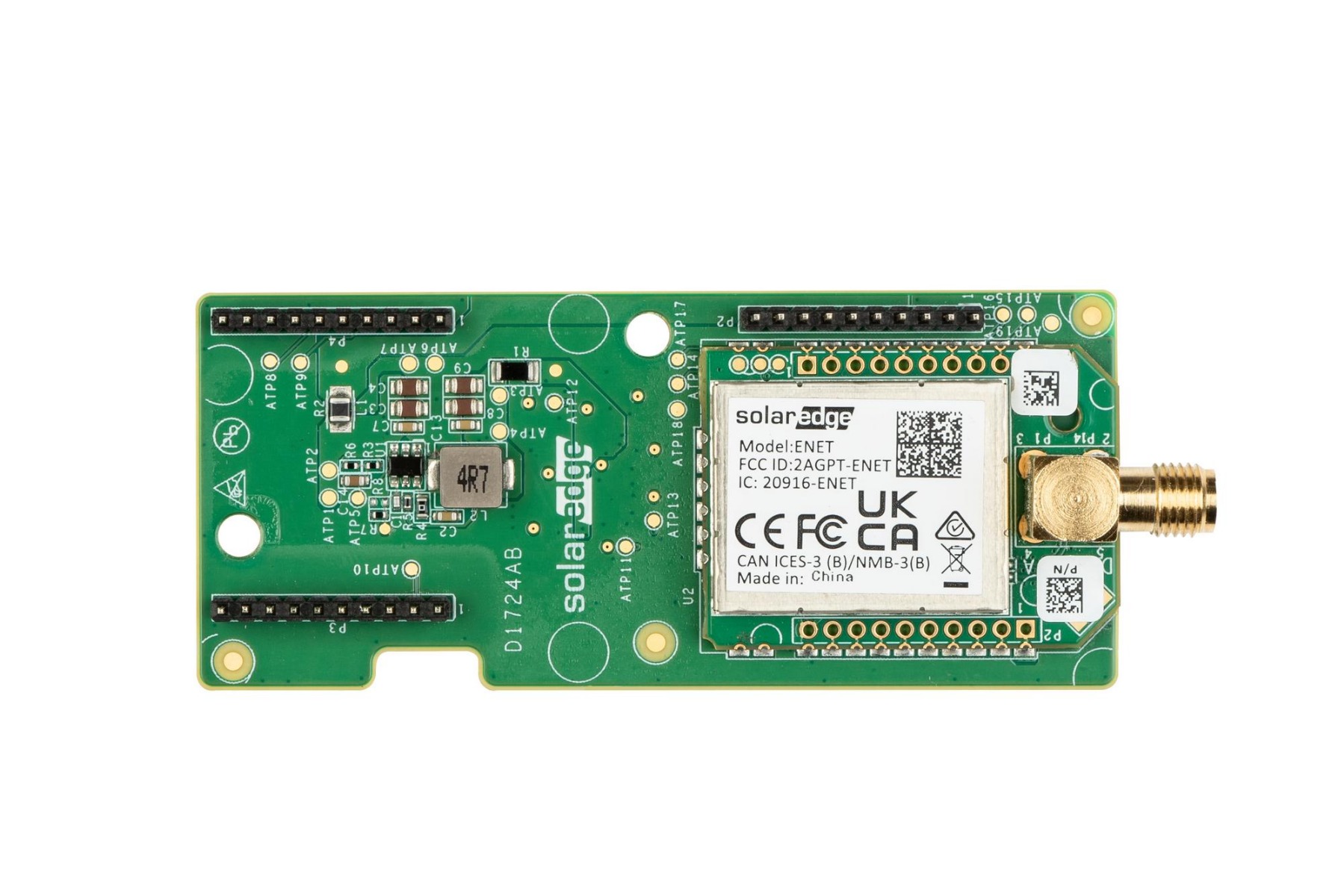 SolarEdge 5x Energy Net Plug-in and antenna for inverters with SetApp ...