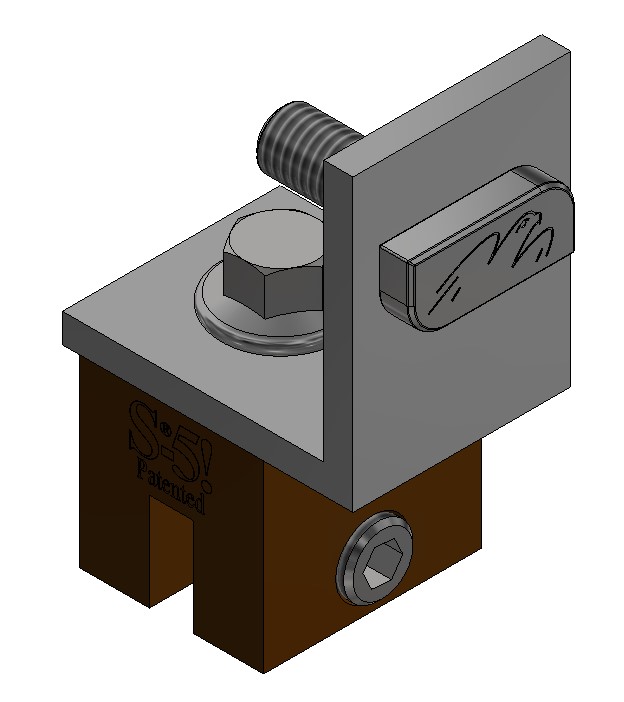 Van Valk S-5-B Mini pince pour joint debout double en cuivre - photo produit